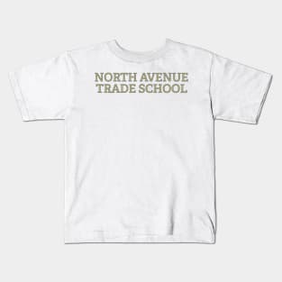 North Avenue Trade School Gold Kids T-Shirt